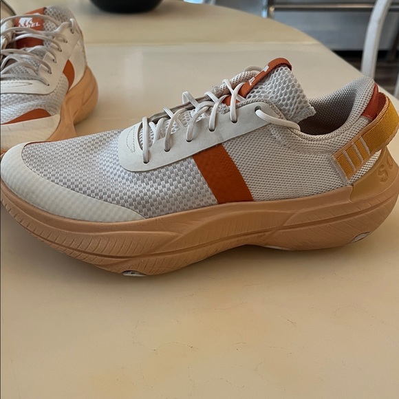 Sorel White and Orange Women's Athletic Shoes - Picture 9 of 15